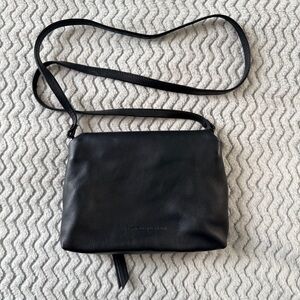 Daniella Lehavi Black Leather Made In Israel Crossbody Bag